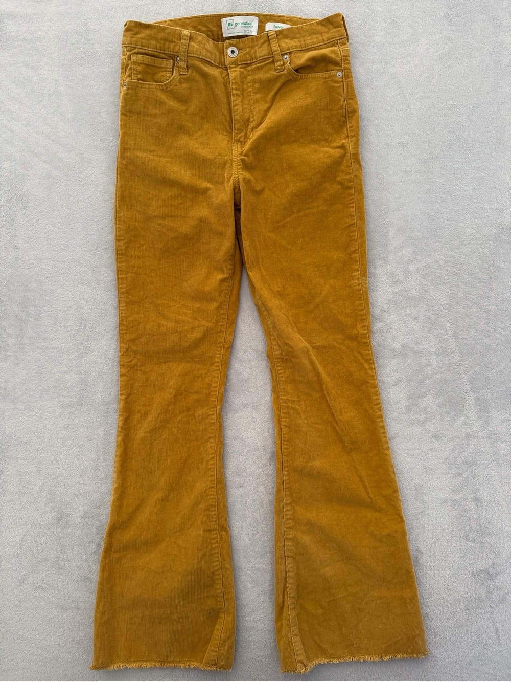 Celebrity Pink Mustard Corduroy Pants